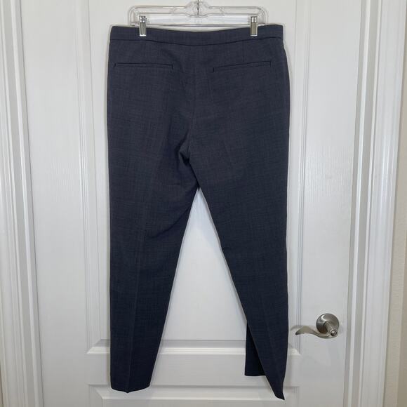 Theory Men's Curtis Regent Fit Pants Gray Houndstooth Straight Leg Wool 34 - Picture 6 of 6